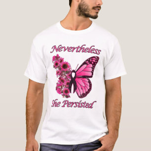 Rosa Butterfly Breast Cancer T Shirt