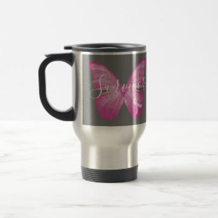 Rosa Butterfly Bröstcancer överlevande Resemugg