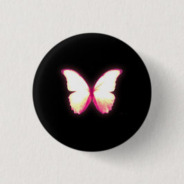 Rosa Butterfly Butterfly Button Knapp