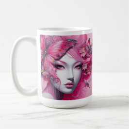 Rosa Butterfly Coffee Mugg