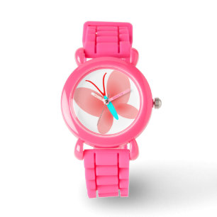 Rosa Butterfly Design Armbandsur