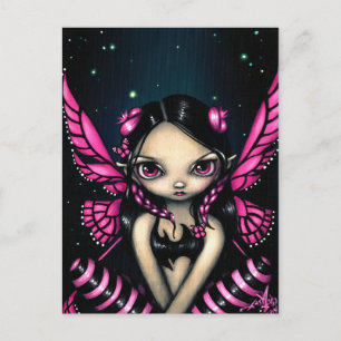 "Rosa Butterfly Fairy" vykort