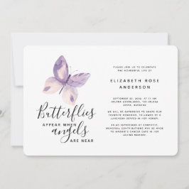 Rosa Butterfly | Firande i Life Inbjudningar