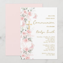 Rosa Butterfly First Communion Girl