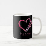 Rosa Butterfly Heart Jag är en Survivor Breast Can Kaffemugg<br><div class="desc">Rosa Butterfly Heart...  Jag är en överlevande bröstcancermedvetenhet.</div>