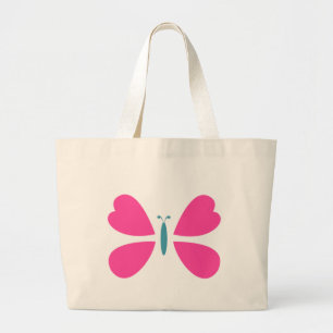 Rosa Butterfly Jumbo Tygkasse