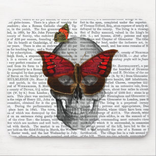 Rosa Butterfly Mask Skull Musmatta