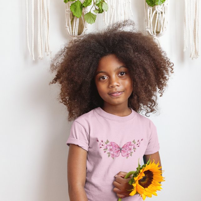 Rosa Butterfly med Sakura T Shirt (Skapare uppladdad)