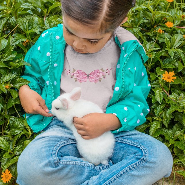 Rosa Butterfly med Sakura T Shirt (Skapare uppladdad)