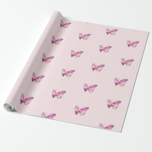 Rosa Butterfly Oh Flicka Presentpapper