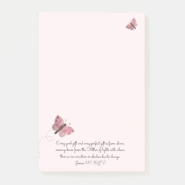 Rosa Butterfly  Post-it Block