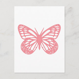 Rosa Butterfly Vykort