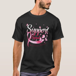 Rosa Butterfly Warrior Support Squad Breast Cancer T Shirt