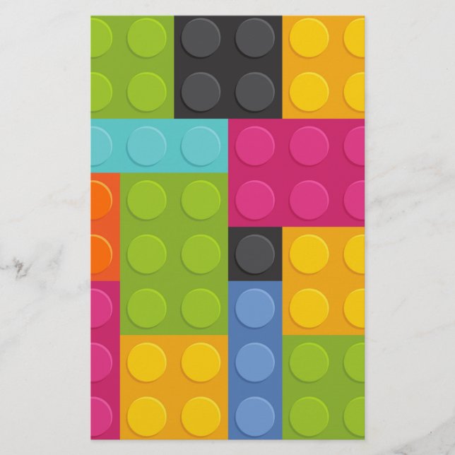 rosa byggnad block brevpapper (Framsida)