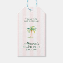 Rosa Cabana-ränder Palm Beach Club Tack