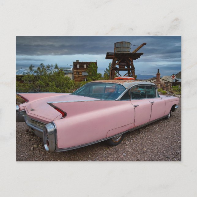 ROSA CADDY CAR-vykort Vykort (Framsida)
