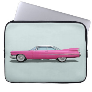 ROSA CADDY CLASSIC CAR RETRO LAPTOP SLEEVE