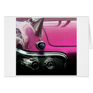 Rosa Cadillac Hälsningskort