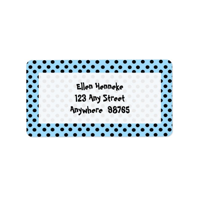 Rosa Cadillac och Red Cadillac Adressetikett (Framsidan)