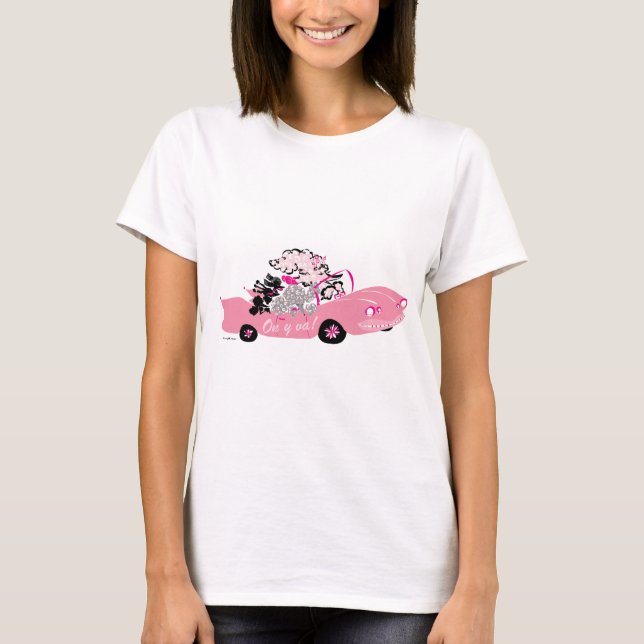 Rosa Cadillac T-shirt (Framsida)