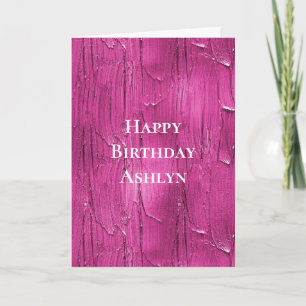 Rosa Cake Frosting Birthday Kort