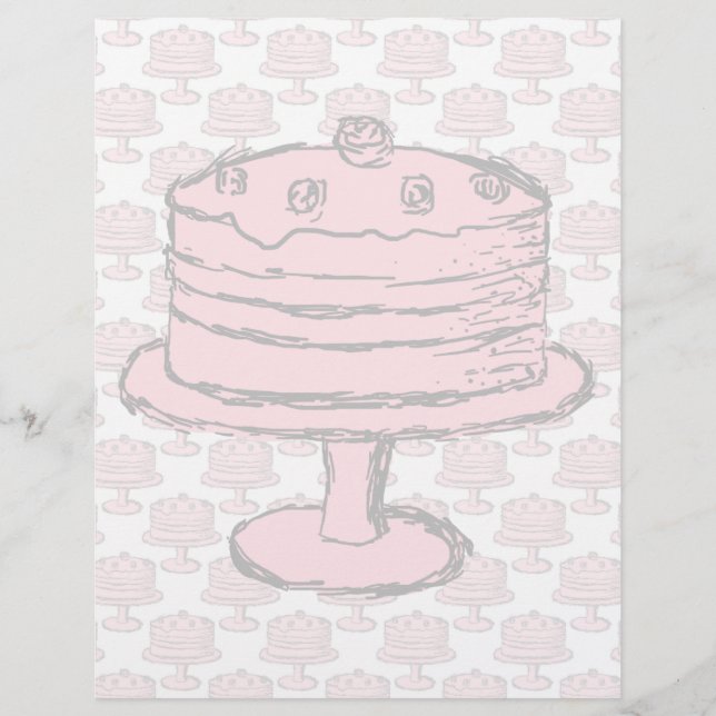 Rosa Cake på Rosa Cake Mönster. (Framsida)