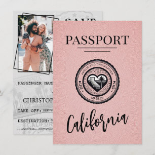 Rosa California Passport Spara datum Datumet