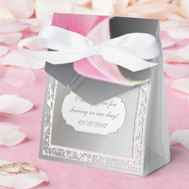 Rosa Calla Lily Wedding Favor Box Presentaskar