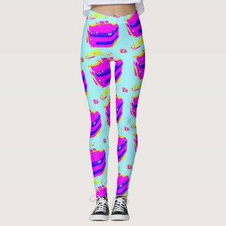 Rosa Camaro ZL1 Leggings