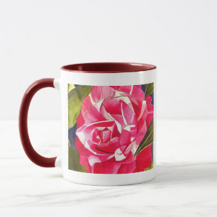 Rosa Camellia-blomman Mors dag mugg