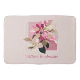 Rosa Camellia Bloom Bath Mat Badrumsmatta