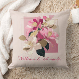 Rosa Camellia Bloom Dekorativ kudde