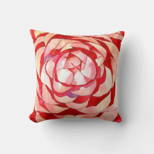 Rosa Camellia Flower Kudde