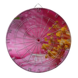 Rosa Camellia Flower Stamens Darttavla