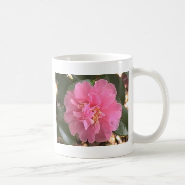 Rosa Camellia Kaffemugg (Höger)