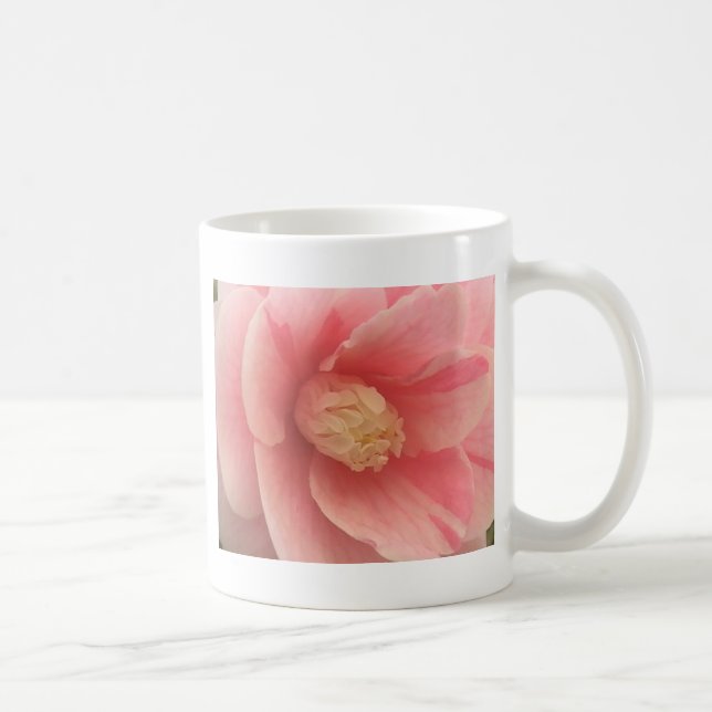Rosa Camellia Kaffemugg (Höger)