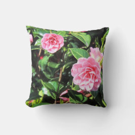 Rosa Camellias Digital Painting Dekorativ kudde