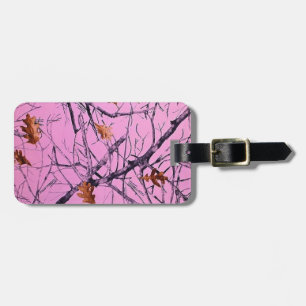Rosa Camo Bagagebricka