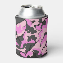 Rosa Camo Can Cooler