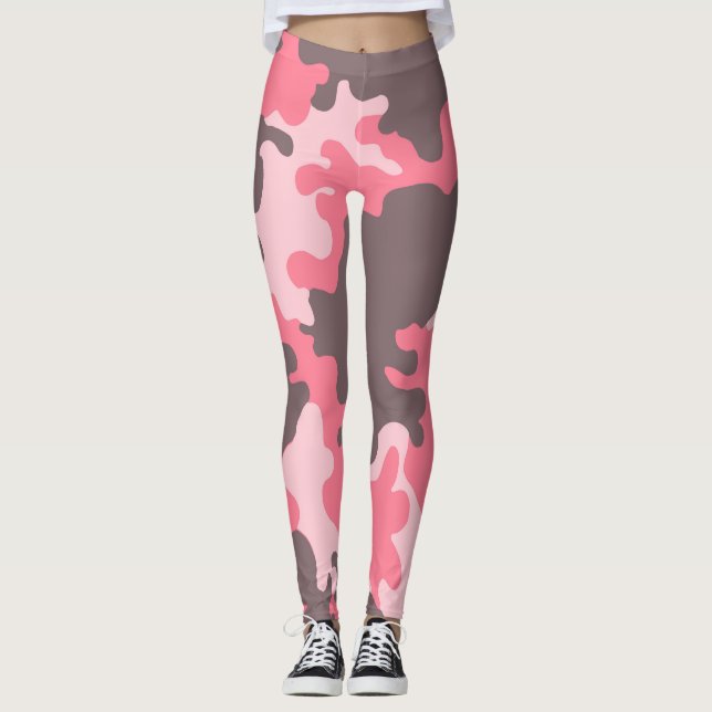 ROSA CAMO-DAMASKER LEGGINGS (Framsida)