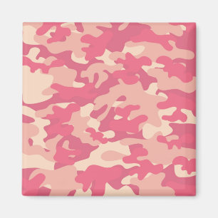 Rosa Camo Design Magnet