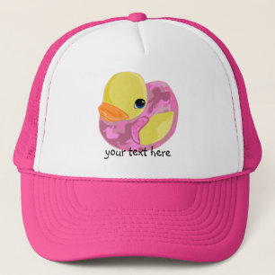 Rosa Camo Ducky Truckerkeps