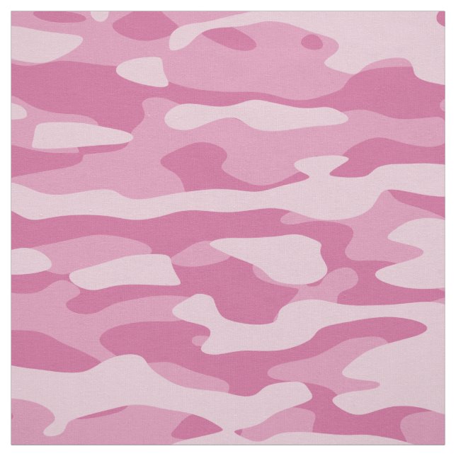 Rosa Camo Fabric Tyg (Provkarta)