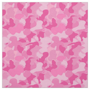 Rosa Camo flicka Tyg