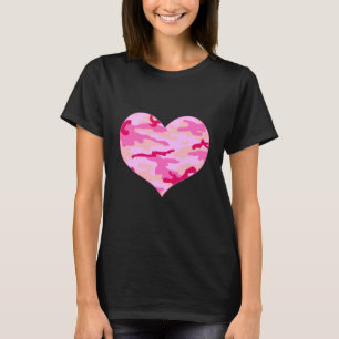 Rosa Camo Heart Tee Shirt