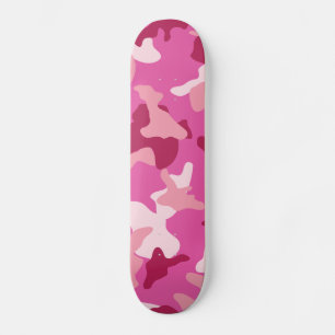 Rosa camo-kamoufleringsarmén mönster mini skateboard bräda 18,7 cm