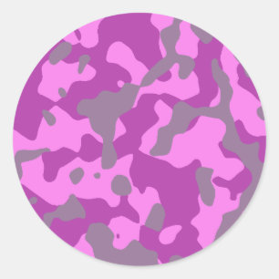 Rosa Camo klistermärke