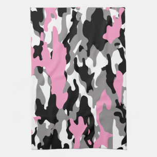 Rosa Camo Kökshandduk