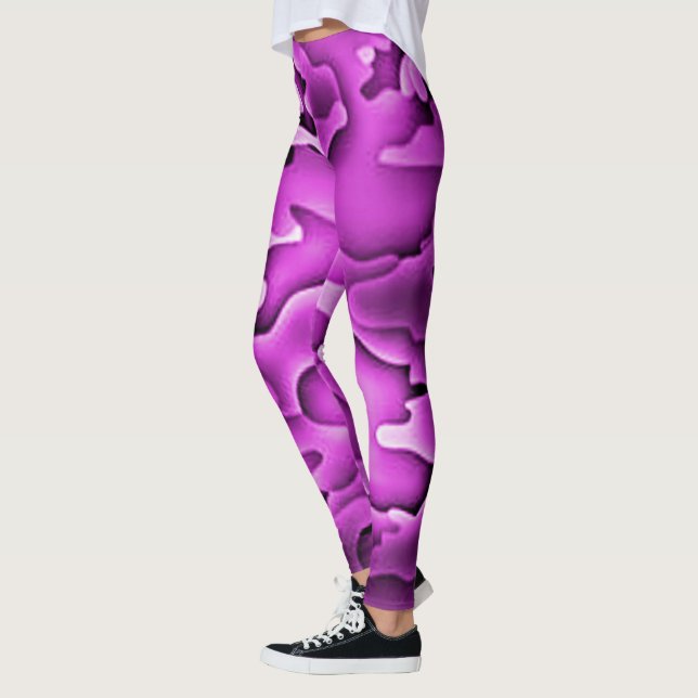 Rosa Camo Leggings (Vänster)