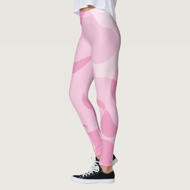 Rosa Camo Leggings (Vänster)